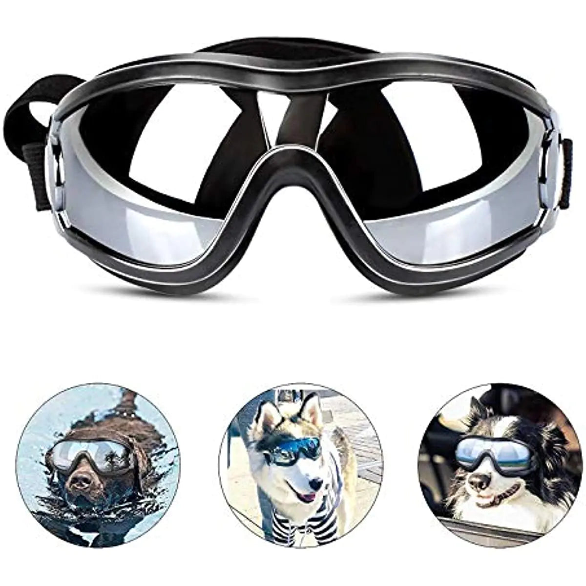 Doggles (Adjustable Strap Dog Goggles)