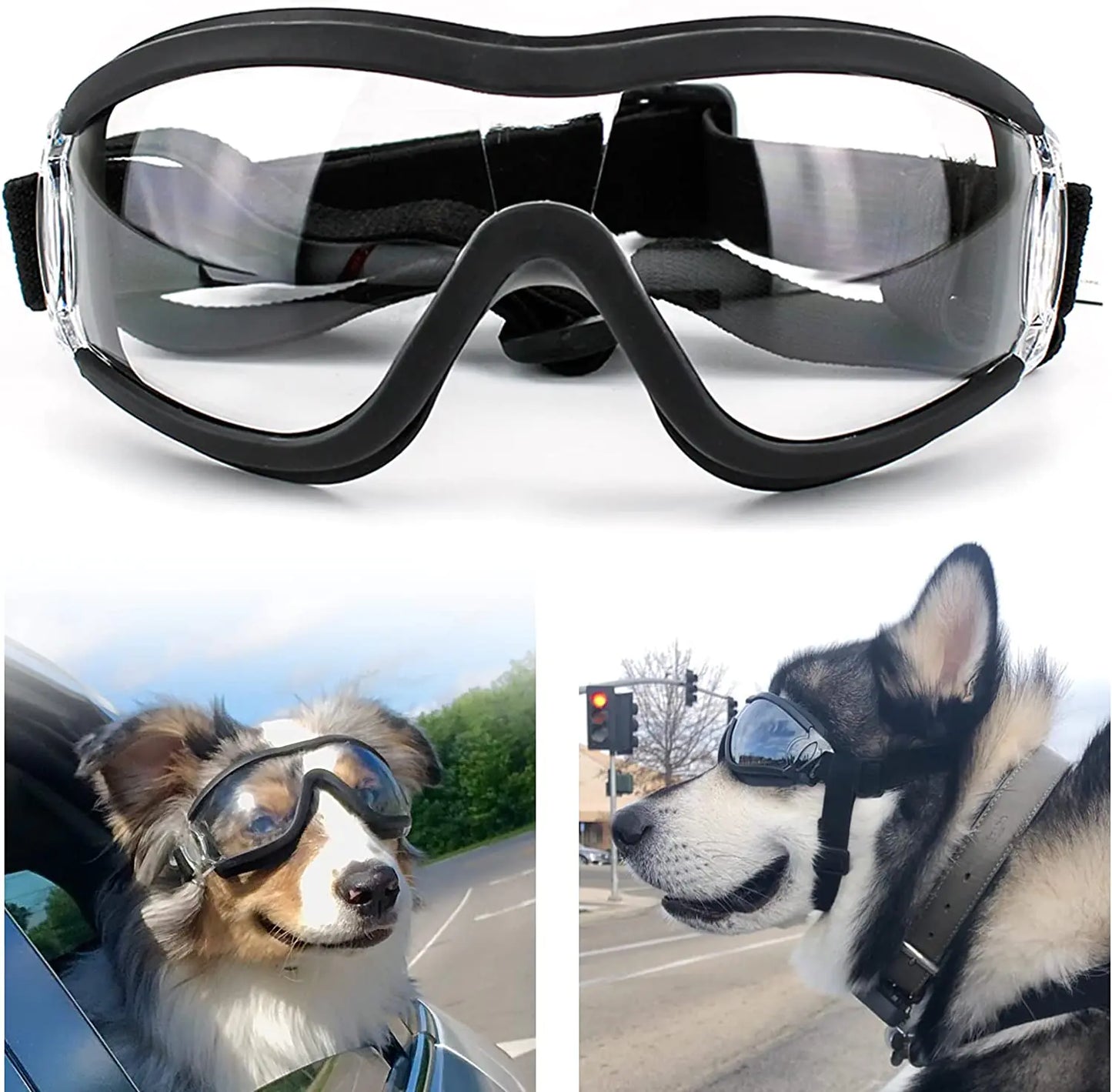 Doggles (Adjustable Strap Dog Goggles)